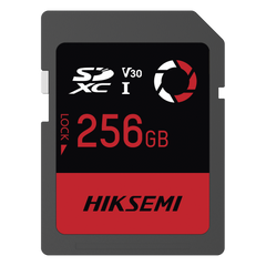 Memoria SD / 256 GB / 180 MB/s Lectura / 150 MB/s Escritura / V30 U3 / Para Drones y Cámaras de Acción / HIKSEMI CAPTURE E30