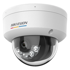 [ColorVu 3.0 + MD 3.0] Domo IP 6 Megapixel / Lente 2.8 mm / 30 mts IR + 30 mts Luz Blanca / Micrófono Integrado / Motion Detection 3.0 / Exterior IP67 / IK08 / dWDR / PoE / Micro SD
