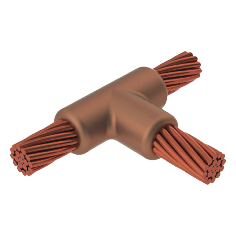 Molde para Soldadura exotemica tipo T para cable 2/0 AWG - 2 AWG.