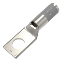 Zapata Terminal de Compresión BURNDY para Tornillo de 1/4" y Calibre 4 AWG / Barril Estándar.
