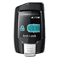 Control Remoto Bidireccional de cuatro botones con pantalla para Sistemas de alarmas Compustar