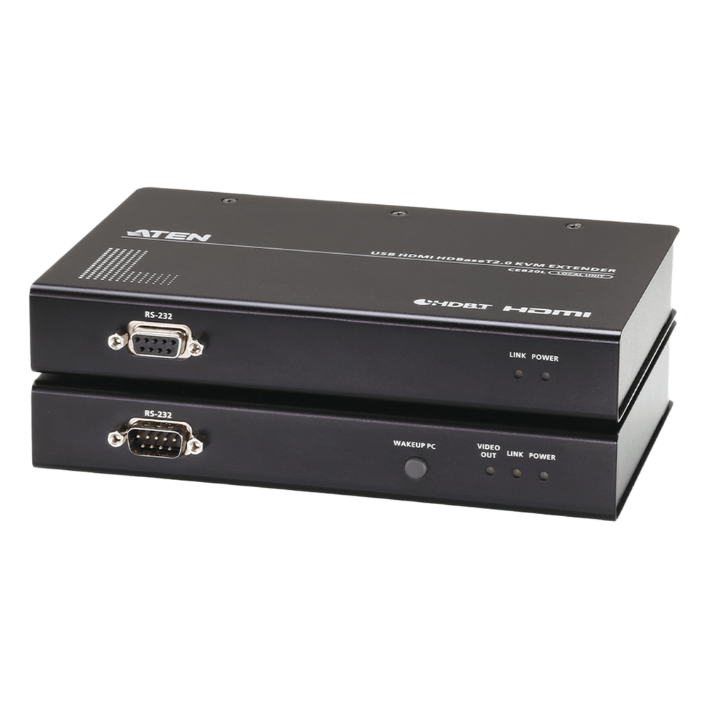 Kit Extensor KVM | 100m  | Conector HDMI | HDBaseT™ | Resolución 4K | USB 2.0 | Audio Estéreo