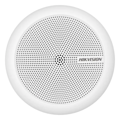 Micrófono Omnidireccional (360°) / Uso en Interior / Preamplificado para CCTV / Cancelación de Ruido Ambiental / Uso en Techo - Pared - Escritorio / Alcance de 5 Metros