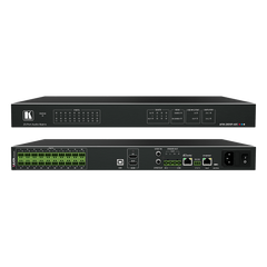 Matriz de Audio Digital | 20 Puertos Analógicos Configurables | DSP Multicanal | AEC | Amplificador 2x60W + 1x120W | Dante 4x4 | HDMI 4K60 | USB Plug & Play | Montaje Rack 1U