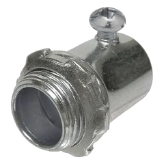 Conector de 3/4" (19 mm) para Pared Delgada con Tornillo.