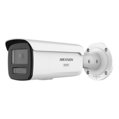 [Dual Light + ColorVu 3.0 + HikAI] Bala IP 8 Megapixel / Lente 4 mm / 60 mts IR + Luz Blanca / Exterior IP67 / Estrobo Luz Blanca / WDR 130 dB / ACUSENSE 3.0 / Metal / NEMA 4X / ACUSEEK