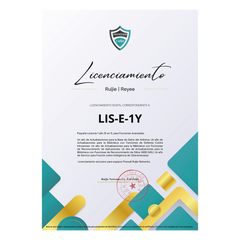 Paquete Licencia 1 año  (5 en 1), para Funciones Avanzadas Firewall modelo Z3200 series