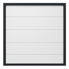 Puerta de Garage de Alta Calidad / Linea Central / Color Blanco 20X7 pies,  AISLADA, Estilo Americana .