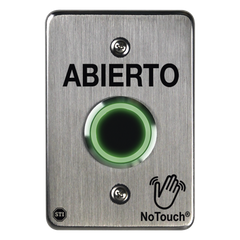 Interruptor IR NoTouch® de Acero Inoxidable, De un solo grupo, ABIERTO