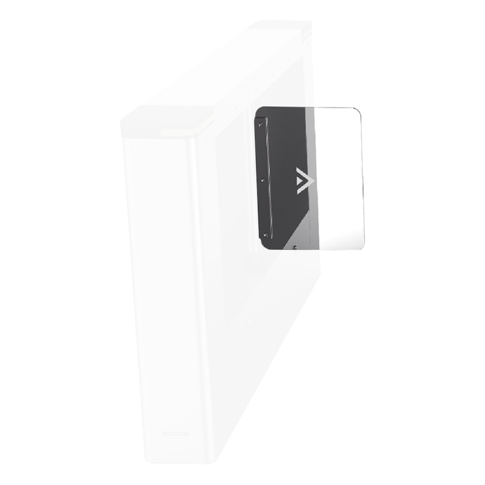 Aleta de Acrílico para formar  carriles de 90 cms en torniquetes Hikvision Series DS-K3B501 y DS-K3B601