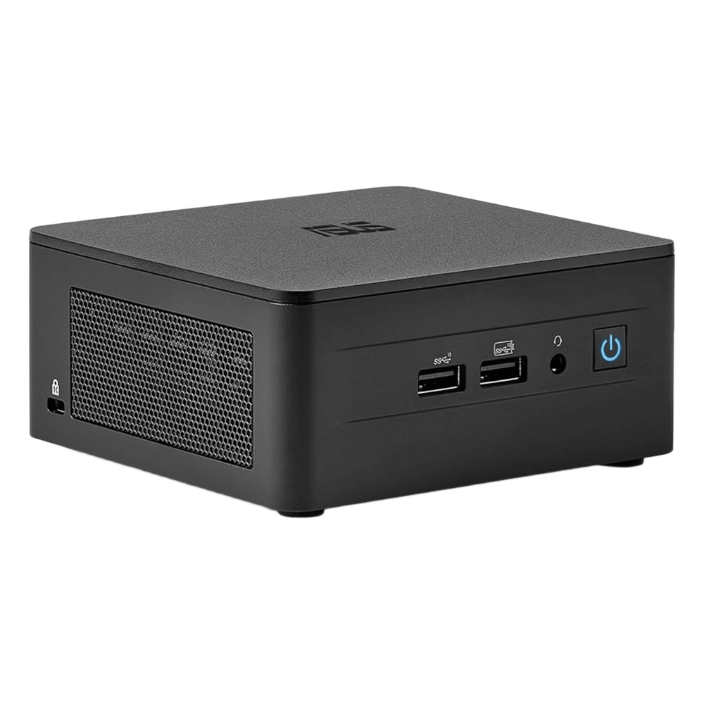 Mini PC NUC Barebone / Core i7-1360P (13 Gen) / Wi-Fi 6E + 2.5GbE / 2 x HDMI 2.1 / Bluetooth / No incluye Memoria RAM, SSD y S.O.  / Incluye fuente