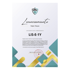 Paquete Licencia 1 año  (5 en 1), para Funciones Avanzadas Firewall modelo Z5100 series