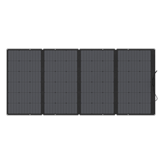 Módulo Solar Portátil y Flexible de 400W Recomendado para Estaciones Portátiles EcoFlow / Ajuste de Ángulo / Carga Eficiente / Conector XT60