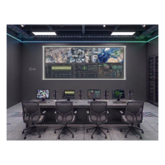 Kit Videowall 3x2 / 6 Pantallas 55" Full HD / Decodificador 16CH 4K / Montaje de Pared / Hikvision