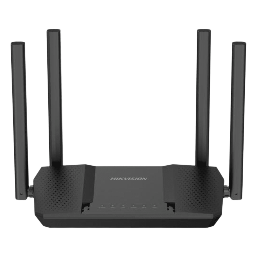 Router Inalámbrico WISP Gigabit / Wifi 5 / Hasta 1200 Mbps / Doble Banda AC (2.4 GHz y 5 GHz) / 3 Puertos LAN 10/100/1000 Mbps + 1 Puerto WAN 10/100/1000 Mbps /  4 Antenas Externas Omnidireccional de 5 dBi / Interior