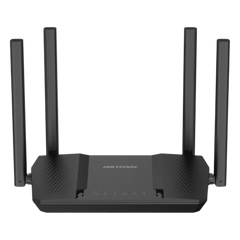 Router Inalámbrico WISP Gigabit / Wifi 5 / Hasta 1200 Mbps / Doble Banda AC (2.4 GHz y 5 GHz) / 3 Puertos LAN 10/100/1000 Mbps + 1 Puerto WAN 10/100/1000 Mbps /  4 Antenas Externas Omnidireccional de 5 dBi / Interior