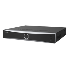 [Acusearch] NVR 12 Megapixel (4K) / 16 canales IP / 16 Puertos PoE+ / AcuSense (Evita Falsas Alarmas) / Reconocimiento Facial / 4 Bahías de Disco Duro / Switch PoE 300 mts  / HDMI en 4K / Alarmas I/O