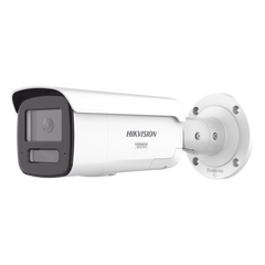 [Dual Light + ColorVu 3.0 + HikAI] Bala IP 4 Megapixel / Lente 4 mm / 60 mts IR + Luz Blanca / Exterior IP67 / Estrobo Luz Blanca / WDR 130 dB / ACUSENSE 3.0 / Metal / NEMA 4X / ACUSEEK