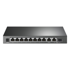 Switch PoE+ No Administrable De Escritorio 10 Puertos / 8 puertos 10/100/1000 Mbps PoE af/at Inteligiente / Presupuesto 123 W / Modo Extendido hasta 250 metros