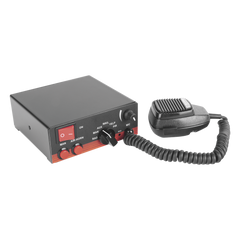 Sirena Vehicular de 200W de Potencia, Con Switch Giratorio de 6 posiciones, Micrófono de Uso Rudo e Interconexión a Radio