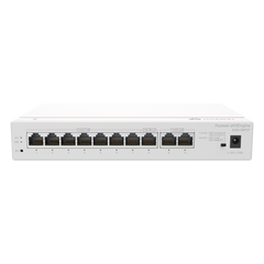 Router eKit / 2 Puertos WAN Gigabit / 1 Puerto LAN/WAN Gigabit  / 7 Puertos PoE LAN Gigabit / Presupuesto PoE 124 W / Rendimiento de 2 Gbps / Controlador (64 APs) / Hasta 250 clientes / Libre de licenciamiento
