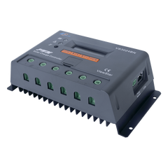 Controlador Solar de Carga y Descarga PWM 12/24V 30A con Display, Parámetros Configurables