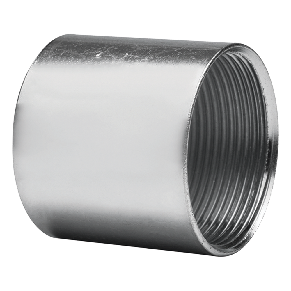 Cople Galvanizado  de 1" (25 mm) para Tubo Conduit Cédula 40.