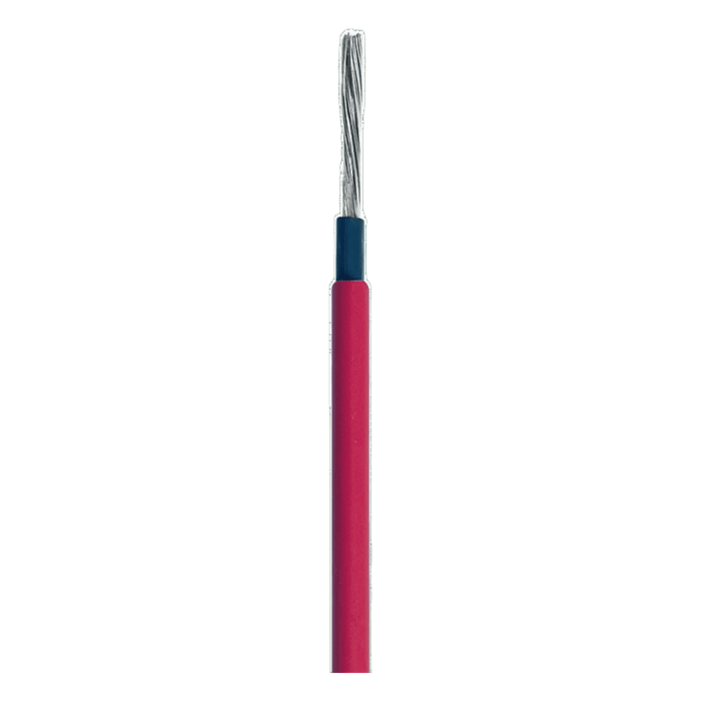 Cable Fotovoltaico Rojo/ Cobre Estañado / 4 mm² (12 AWG) / 2000V / Rollo de 100 m / / UL 4703 y TUV