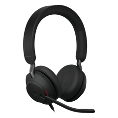 Jabra Evolve 2 40SE, Auricular Stereo Versión MS con Aislamiento de Ruido, Conexión USB C/A y Indicador de Ocupado (Busylight) (24189-999-799)