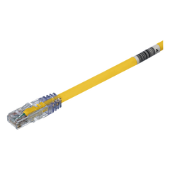 Cable de Parcheo UTP, Cat6A, 24 AWG, CM, Color Amarillo, 6.1 Metros (20 Pies)