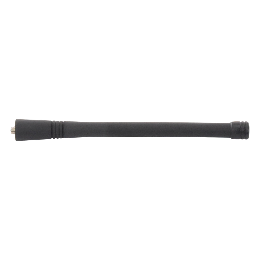 Antena helicoidal  6¨ VHF para radio portátil (136-174 MHz) Conector de Rosca o Plano para radios Kenwood TK240/270/280/290/2100/2200/2300 y Motorola GP300/350/68, P110,SP10, SP50, PRO5150, HT750, EP450