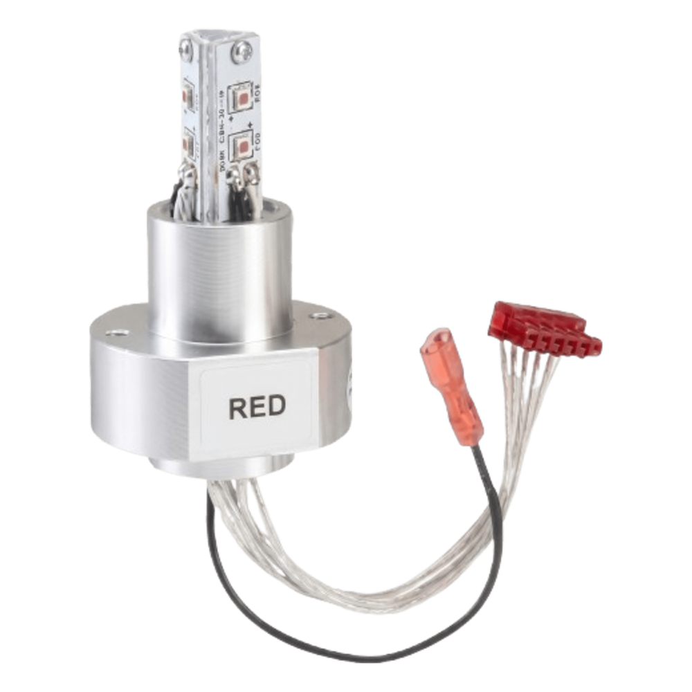 Tubo estroboscopico para series de luminarias modelo 191XL, 225XL, 27XL, Reemplazo directo del "LED Array" o matriz de diodos LED. Color Rojo