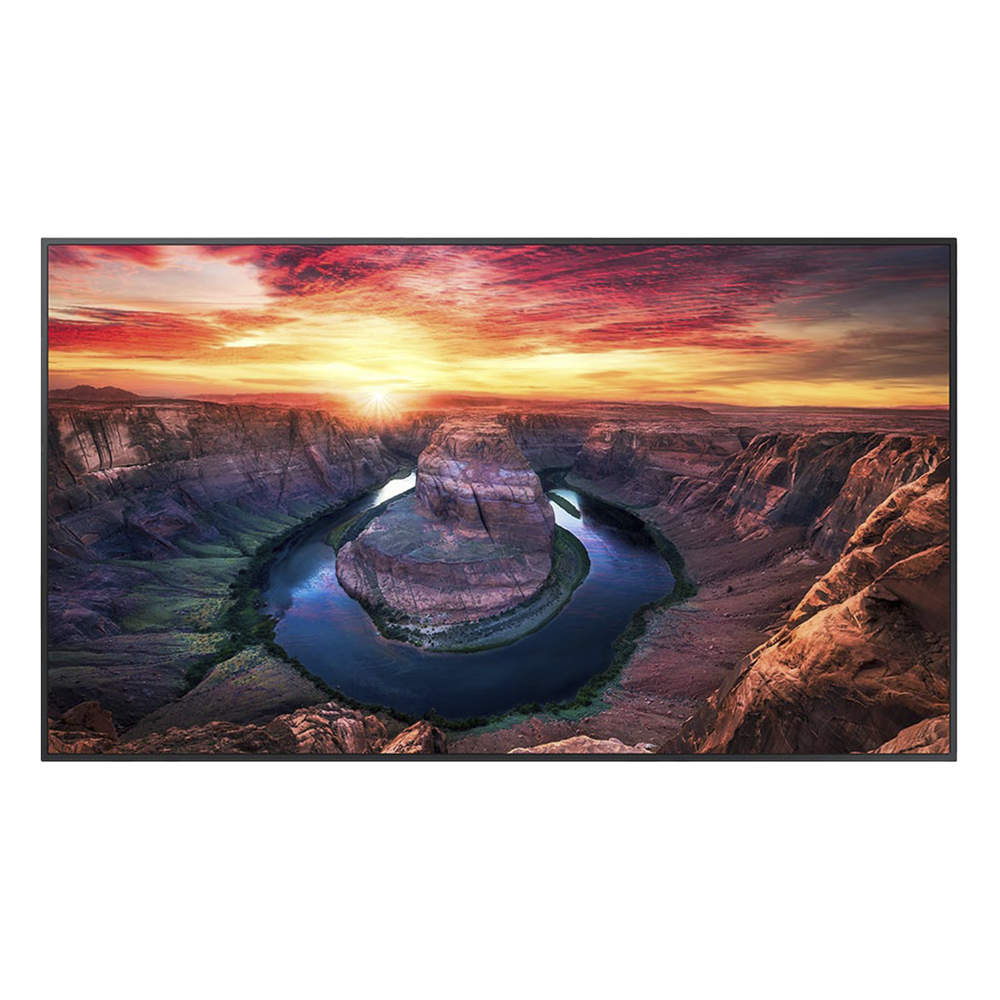 Pantalla Profesional LED de 55" para marketing digital / UHD 4K (3840x2160p) / Entradas de Video HDMI / uso 24/7 / Compatible VESA 200x200 / compatible con plataforma de gestion Samsung VXT