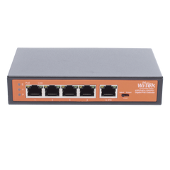 Extensor PoE / Entrada hasta 90 W / 4 puertos Gigabit PoE salida 802.3 af/at / Extensor PoE hasta 250 m / No administrable