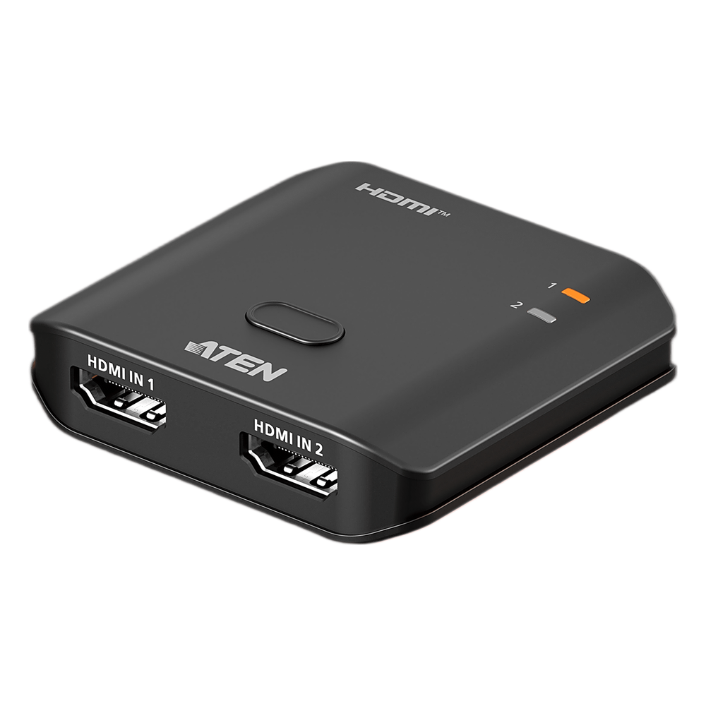 Switch HDMI 2 Puertos 8K Essentials | 48 Gbps | 8K @ 60Hz y 4K @ 120Hz | RapidSync™ | HDR10+ | VRR | ALLM | HDCP 2.3 | Audio LPCM 7.1 | Diseño Compacto
