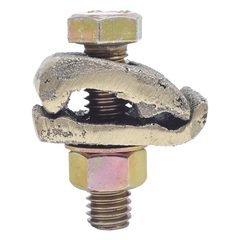 Conector Cable a Superficie Plana / Bronce 100% / Cable 4-2/0 AWG / Sin Soldadura Exotérmica / 2.5x3.5 cm (1x1.4 in)