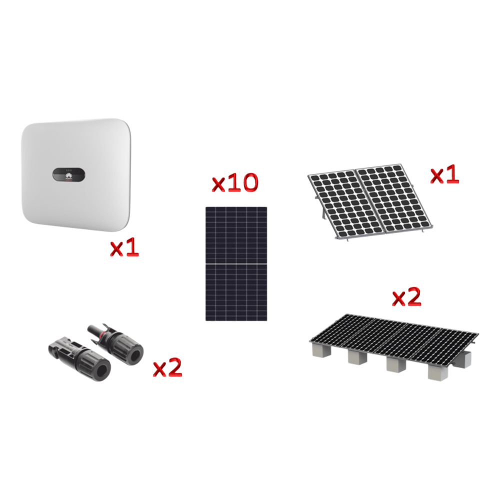 Kit Solar Interconexion  / 6 kW  220Vca / Inversor HUAWEI/ Montaje Incluido