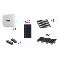 Kit Solar Interconexion  / 6 kW  220Vca / Inversor HUAWEI/ Montaje Incluido
