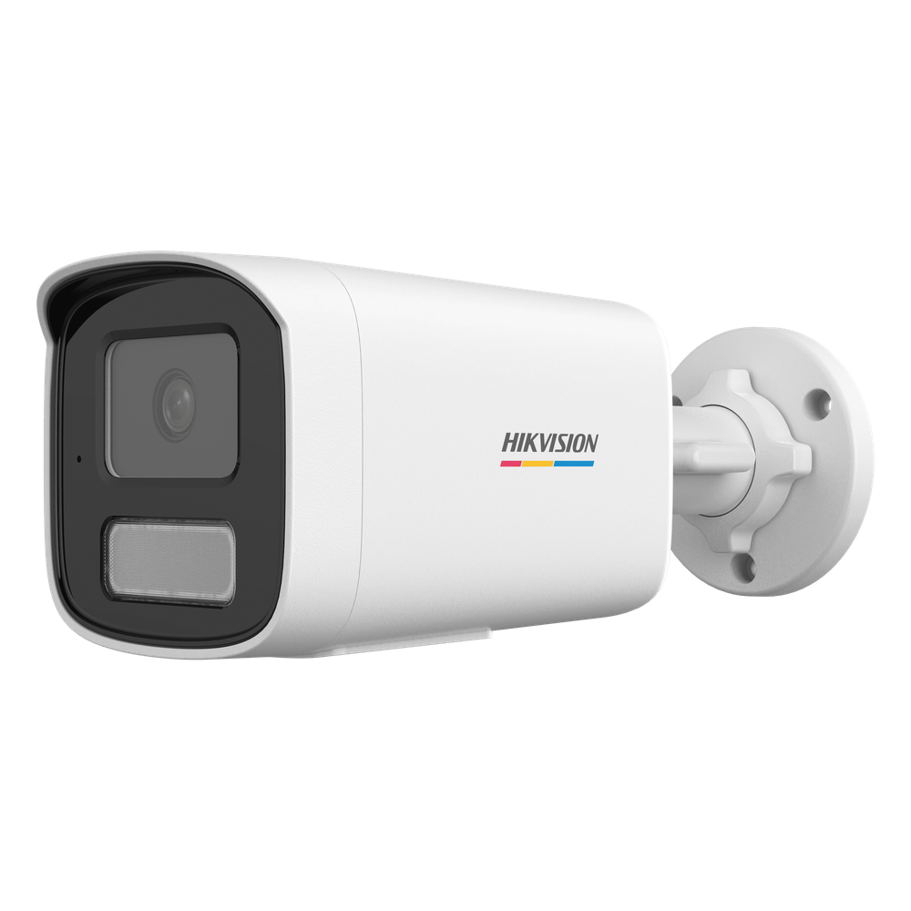 [ColorVu 3.0 + MD 3.0] Bala IP 2 Megapixel / Lente 4 mm / 50 mts IR + 50 mts Luz Blanca / Micrófono Integrado / Motion Detection 3.0 / Exterior IP67 / dWDR / PoE / Micro SD