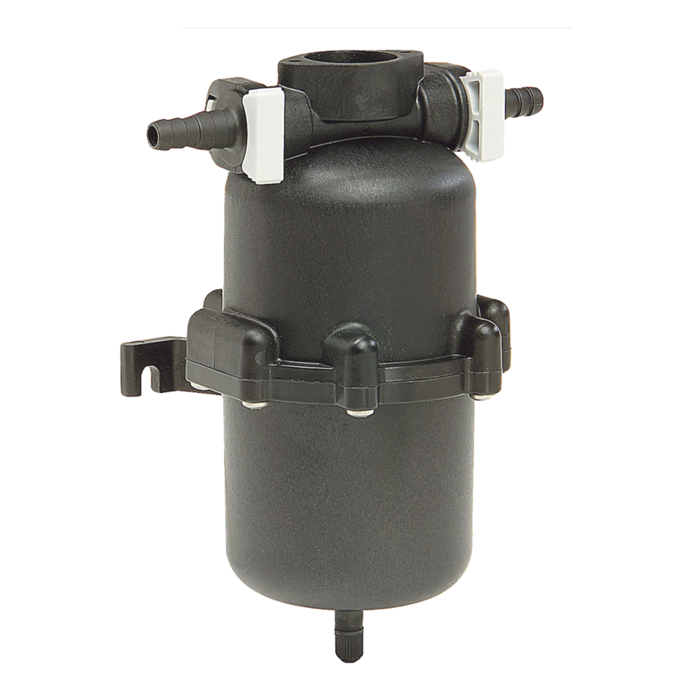 Mini tanque acumulador con capacidad de hasta 0.65 litros.
