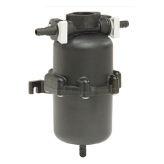 Mini tanque acumulador con capacidad de hasta 0.65 litros.