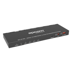 Splitter HDMI 1x4 | 1 Entrada a 4 salidas (Simultaneas) | 4K@60Hz | Extractor de Audio | Down Scaler | HDR  4:4:4 | EDID | 18Gbps