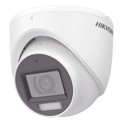 [Dual Light + ColorVu] Turret TURBOHD 3K (5 Megapixel) / Lente 2.8 mm / 30 mts IR + 20 mts Luz Blanca / Gran Angular 104.9° / Exterior IP67 / Micrófono Integrado / dWDR / 4 Tecnologías / Metal