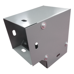 Derivación codo horizontal de 90 grados 65 x 65 mm, fabricado en lámina de acero al carbón