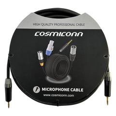 Cable 3.5mm a 3.5mm, conectores color negro MTP3C-BG, length 5m