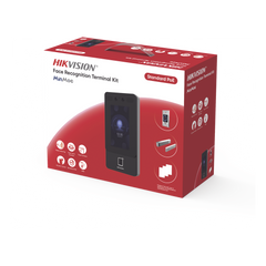 Kit Terminal Reconocimiento Facial / 1500 Rostros + 3000 Huellas + 3000 Tarjetas / Pantalla Táctil 4.3" / 2 MP Gran Angular / PoE + / Alimentación Cerradura / IP65 / Wi-Fi + Audio Bidireccional / Reconocimiento con Mascarilla