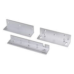 Kit de montajes Z y L para Cerradura Magnética HIKVISION / Compatible con DS-K4H258S / Uso en Puerta de Madera y Metal
