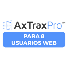 Licencia De 8 Usuarios Clientes Web para AxtraxPro