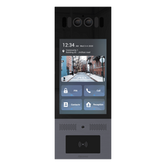 Frente de Calle Antivandálico IK10 / Incluye montaje / Administración 100% en la Nube / Notificación a APP / Llamada Telefónica / ANDROID / SIP / ONVIF /Reconocimiento Facial / QR y PIN para Visitas / IP66 / Bluetooth / NFC
