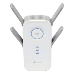 Repetidor / Extensor de Cobertura WiFi AC, 2600 Mbps, doble banda 2.4 GHz y 5 GHz, con 1 puerto 10/100/1000 Mbps, 4 antenas externas